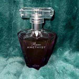 Avon Rare Amethyst Perfume Bottle - Deep Purple